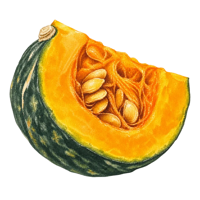 行事食のかぼちゃのイラスト