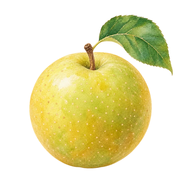 旬の梨のイラスト